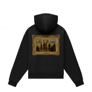 Gentle Torque Oversize Hoodie – Art Gallery - Viewer Included - Image 1